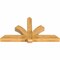 Ekena Millwork Redmond Rough Sawn Timber Gable Bracket, Western Red Cedar, 72"W x 39"H x 6"D x 6"F, 13/12 Pitch GBW072X39X0606RED00RWR - alternate 4